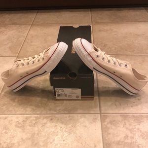 Ivory Converse, brand new with box
